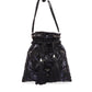 Masq Black & White Embroidered Potli Clutch - Swadesiicart