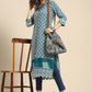 Sangria Chikankari Embroidered Kurta | Swadesiicart