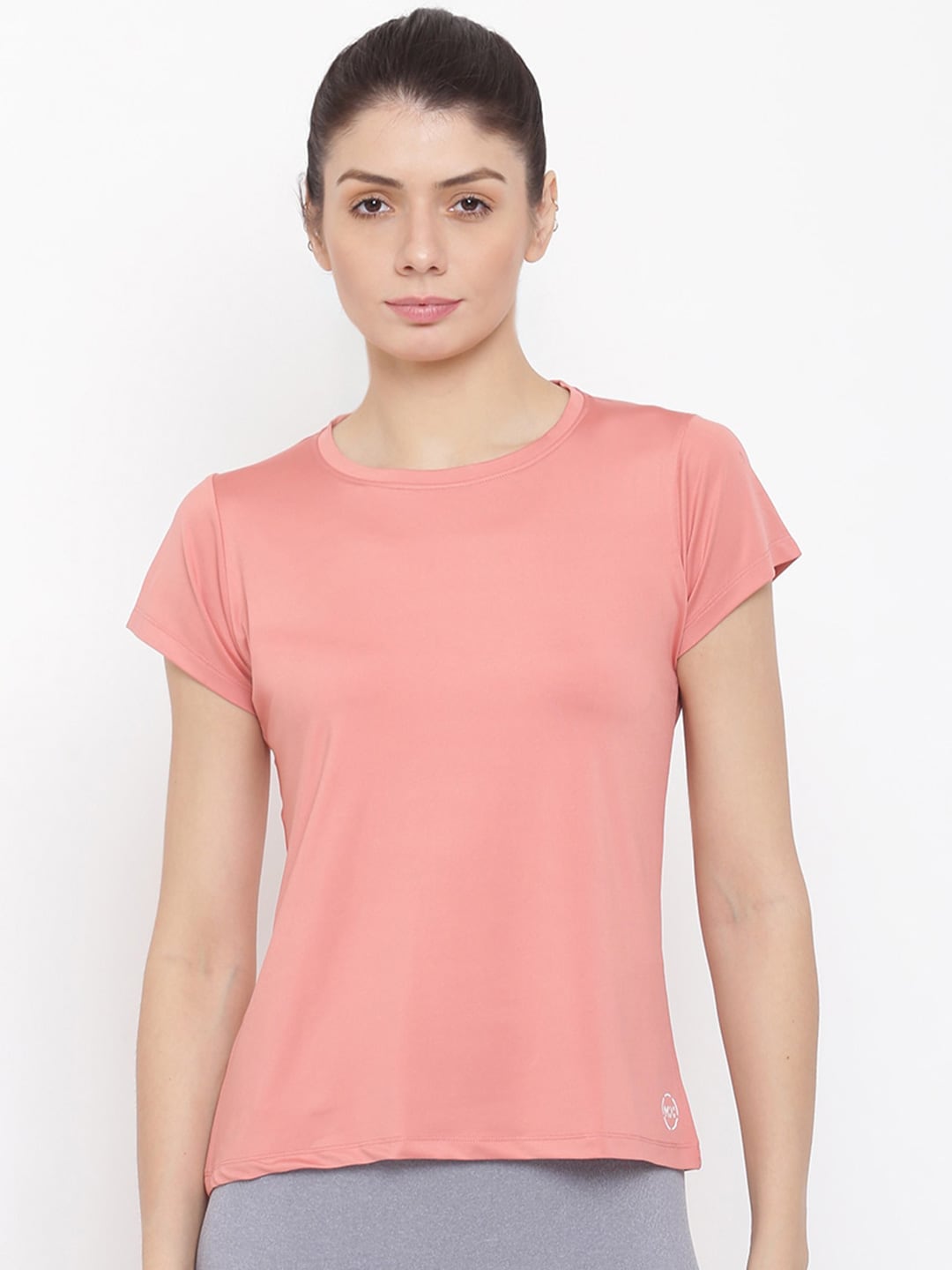 MKH Women Pink Dri-FIT Running T-shirt - Swadesiicart
