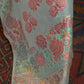 Mitera Turquoise Blue & Pink Floral Zari Silk Blend Banarasi Saree | Swadesiicart