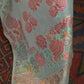 Mitera Turquoise Blue & Pink Floral Zari Silk Blend Banarasi Saree | Swadesiicart