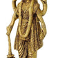 Artvarko Brass Lord Vishnu Narayan Holding Club Brass Statue - Swadesiicart