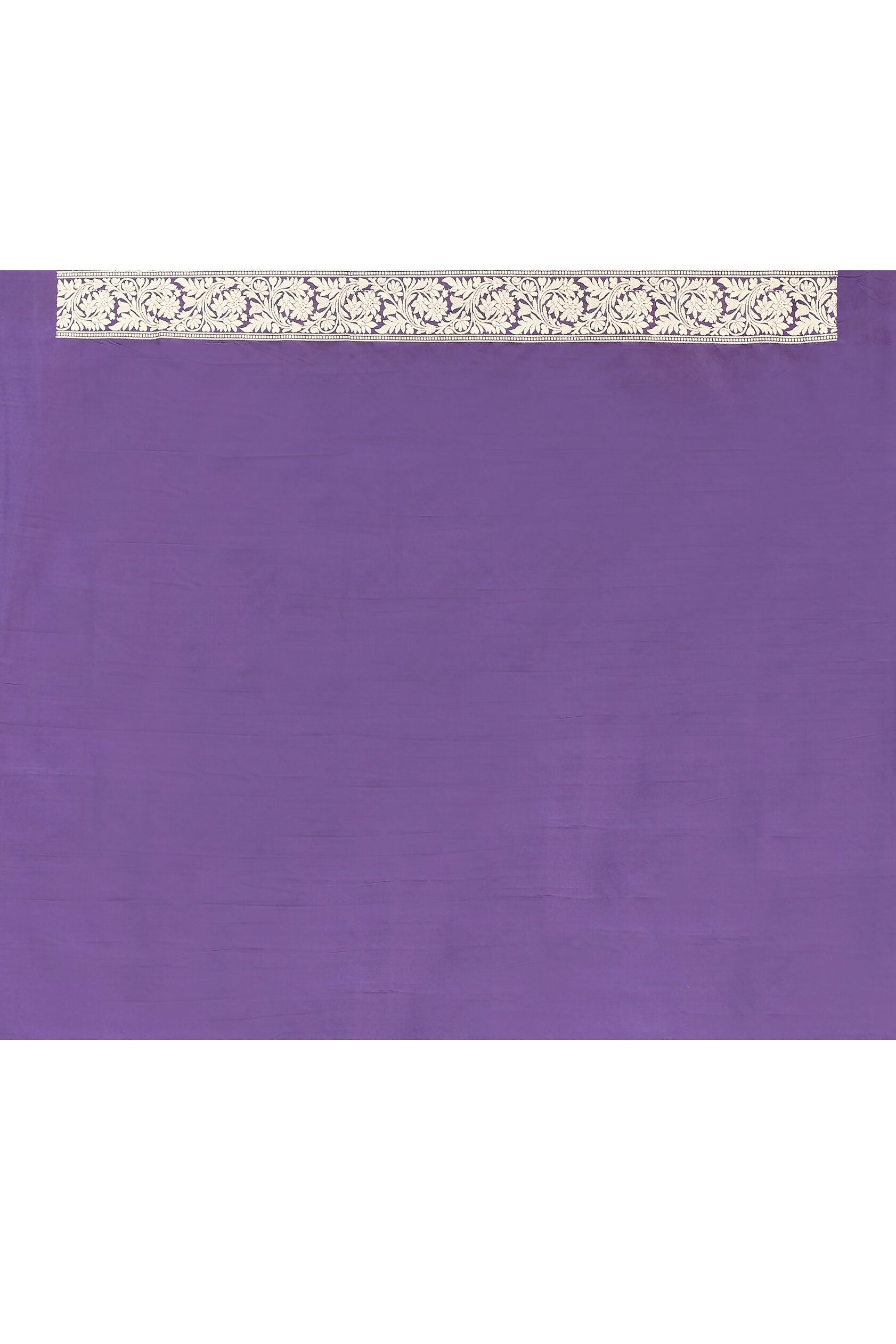 Joban Fashion Plum Purple Pure Katan Pure Handloom Banarasi Silk Saree | Swadesiicart