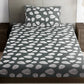 Story@home Arena Grey & White Floral Printed 180 TC Bedsheet & Pillow Covers - Swadesiicart