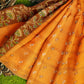 Exclusive Collection 100% Pure Cotton Musturd Tant Saree With Hand Weaving Work - Swadesiicart
