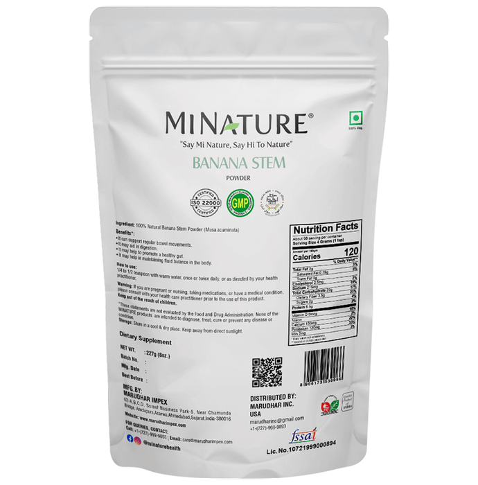 Minature Banana Stem Powder | Swadesiicart