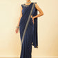Soch Blue Beads and Stones Ready to Wear Saree | Swadesiicart