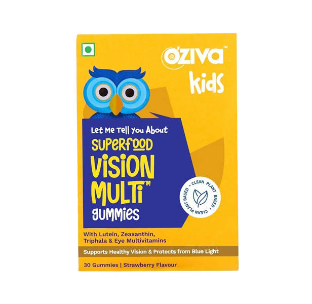 OZiva Kids Superfood Vision Multi Gummies | Swadesiicart