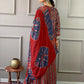 Partywear Designer Cotton Maroon Stitched Suit With Dupatta - Tanisha | Swadesiicart