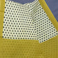 Lime Yellow Colour Polka Dots Pure Mulmul Cotton Saree By Gayathri Reddy Designer Studio | Swadesiicart