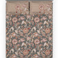 DDecor Grey & Maroon Ethnic Motifs 140 TC Cotton Queen Bedsheet with 2 Pillow Covers - Swadesiicart