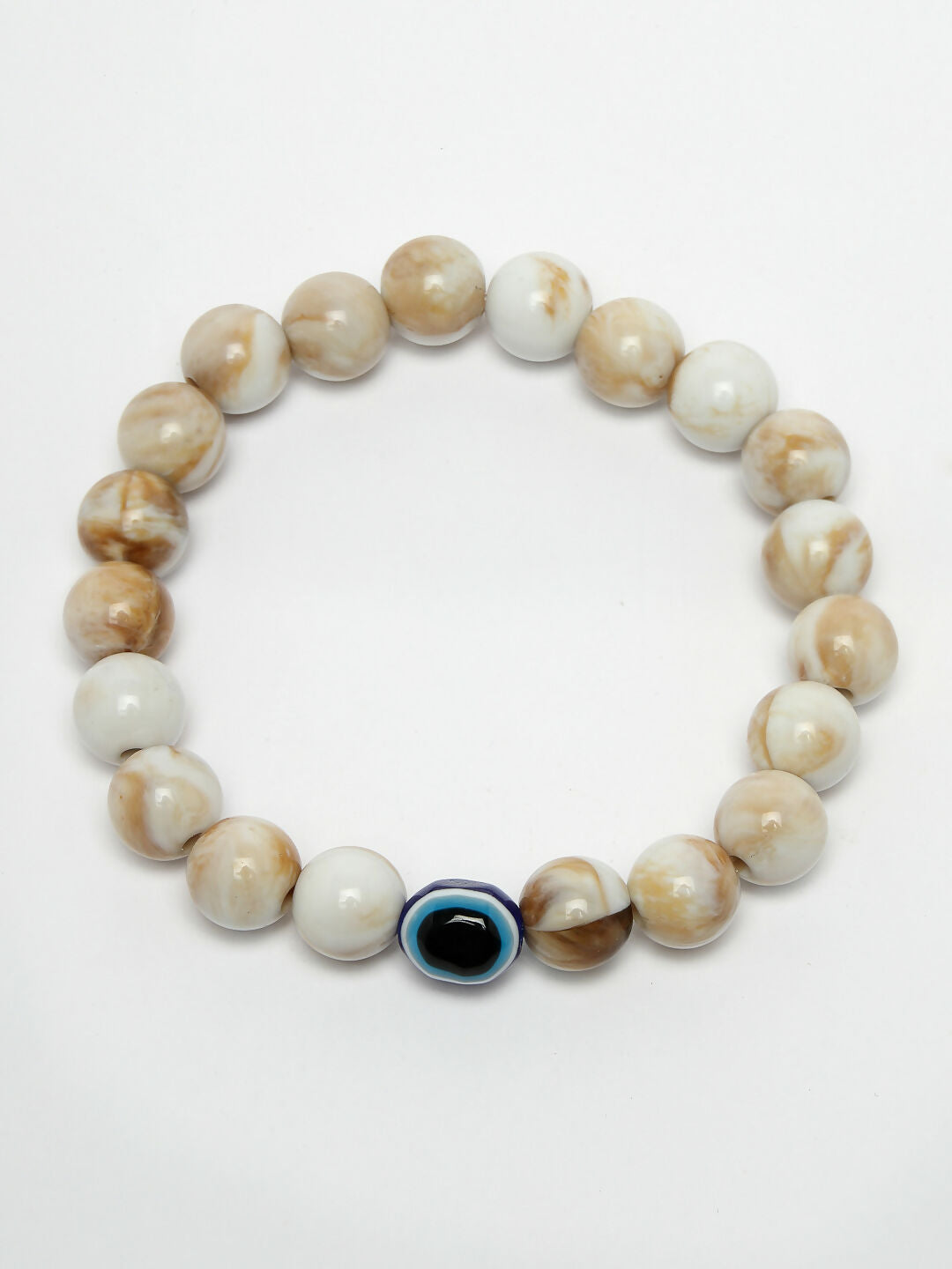 NVR Men & Women Marble Evil Eye Adjustable Bracelet - Swadesiicart