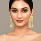 New Stylish Meenakari Yellow Jhumki Earring for Womens by House of Ree | Swadesiicart