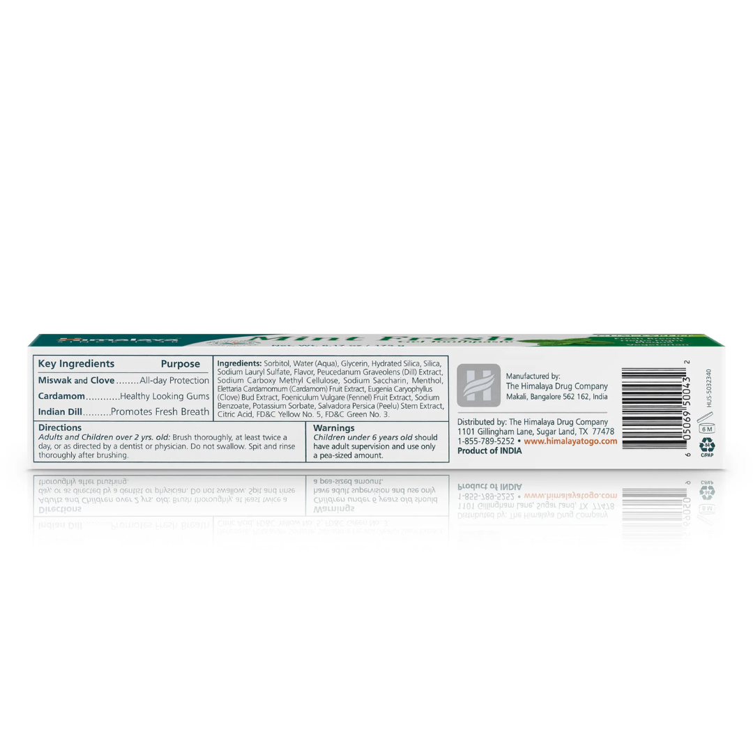 Mint Fresh Gel Toothpaste