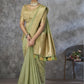 Anaita Green Cotton Silk Zari Woven Work Saree With Blouse Piece