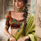 Anaita Designer Light Green Weaving Soft Tissue Silk Saree With Designer Blouse
