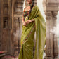 Anaita Designer Light Green Weaving Soft Tissue Silk Saree With Designer Blouse