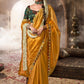 Anaita Designer Yellow Weaving Soft Tissue Silk Saree With Designer Blouse