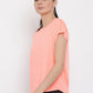 MKH Women Orange Dri-FIT Sports T-shirt - Swadesiicart