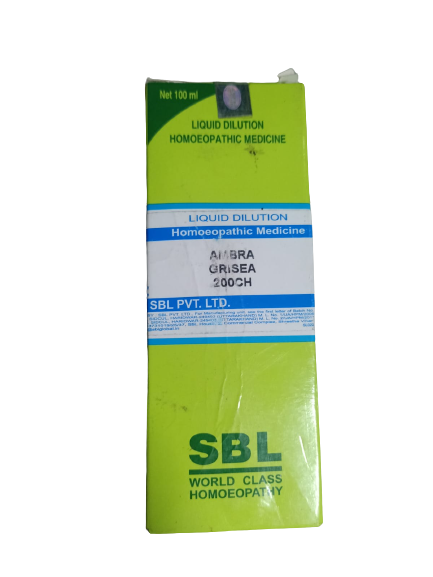 SBL Homeopathy Ambra Grisea Dilution - Swadesiicart