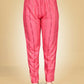 Jyoti Fashion Women's Pink Viscose Rayon Embroidered Kurta Pant Set | Swadesiicart