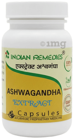 Indian Remedies Extract Of Ashwagandha Capsules | Swadesiicart