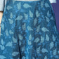 InWeave Blue & Grey Chanderi Skirt Fusion Set - Swadesiicart