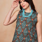 InWeave Aqua Pearl Abstract Printed Co Ords Set - Swadesiicart