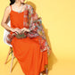 InWeave Orange Strappy Set - Swadesiicart