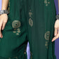 InWeave Green Gold Work Sharara Set - Swadesiicart