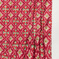 InWeave White Strappy Set - Maroon Fosilk Dupatta - Swadesiicart