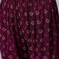 InWeave Wine Gota Mirror Sharara Set - Swadesiicart