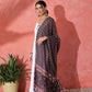 InWeave White Strappy Set With Black Pink Ethnic Print Cotton Dupatta - Swadesiicart