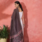 InWeave White Strappy Set With Black Pink Ethnic Print Cotton Dupatta - Swadesiicart