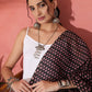 InWeave White Strappy Set With Black Pink Ethnic Print Cotton Dupatta - Swadesiicart