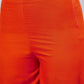 InWeave Orange Strappy Set With Light Olive Organza Dupatta - Swadesiicart