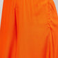 InWeave Women's Orange Gota Long Kurta Set W Grey Gota Or Dupatta - Swadesiicart
