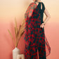 InWeave Women's Dark Green Neck Patti Halter Kurta Set Red Green Or Dupatta - Swadesiicart