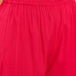 InWeave Women's Magenta Sleeveless Flared Kurta Set Blue Pink Or Dupatta - Swadesiicart