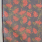 InWeave Emerald Green Strappy W Black Orange Floral Print Or Dupatta Set - Swadesiicart