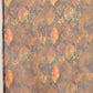InWeave Orange Strappy W Dark Brown Leaf Print Or Dupatta Set - Swadesiicart