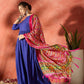 InWeave Ink Blue Anarkali Patola Kurta Set - Swadesiicart