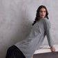 InWeave Black Small Check Black Palazzo Set - Swadesiicart