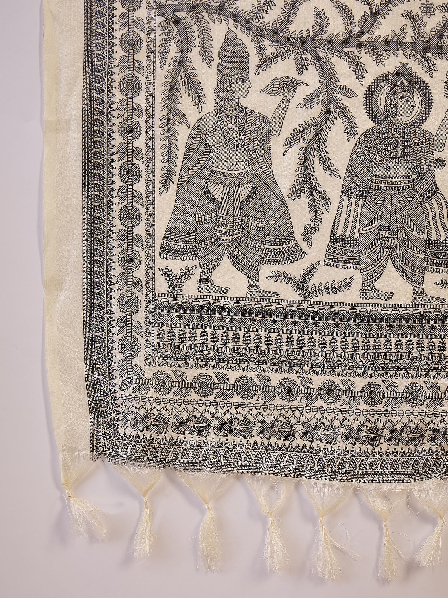 InWeave Black Sweetheart Kurta With Dupatta - Swadesiicart