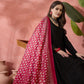 InWeave Black Sweetheart Kurta With Dupatta - Swadesiicart