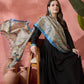 InWeave Black Sweetheart Kurta With Dupatta - Swadesiicart