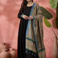 InWeave Black Sweetheart Kurta With Dupatta - Swadesiicart
