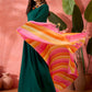 InWeave Green Sweetheart Kurta With Dupatta - Swadesiicart