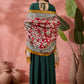 InWeave Green Sweetheart Kurta With Dupatta - Swadesiicart