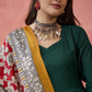 InWeave Green Sweetheart Kurta With Dupatta - Swadesiicart